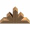 Ekena Millwork Saratoga Timber Gable Bracket, Western Red Cedar, 36"W x 23"H x 5 1/2"D x 5 1/2"F, 15/12 Pitch GBW036X23X0606SAR00SWR - alternate 4